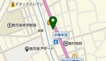昭和室内装備株式会社草牟田店の地図画像