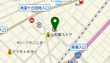 キモノ加工専門マルイの地図画像