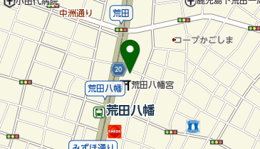 居宅介護支援事業所クレール下荒田の地図画像