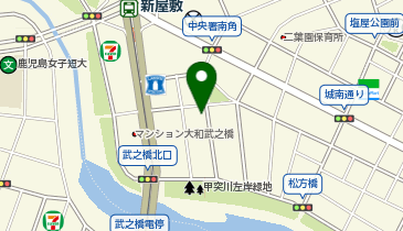 有限会社南日本音響の地図画像