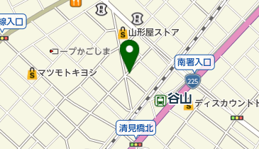 上原フルーツの地図画像