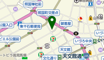 くまがい果実店の地図画像