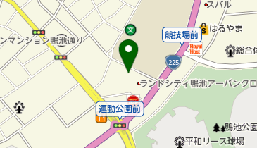 フクヤマ電器の地図画像