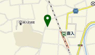 喜入校区公民館の地図画像