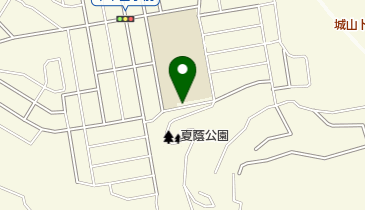城山団地北部町内会公民館の地図画像