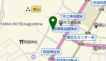 財団法人鹿児島県柔道会の地図画像