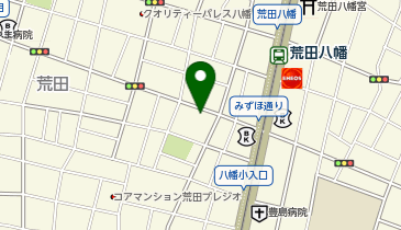 椿身体均整院の地図画像