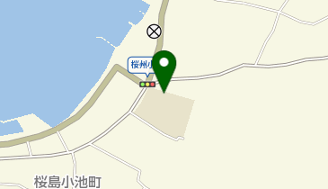 鹿児島市役所こども未来局児童クラブ桜洲児童クラブの地図画像