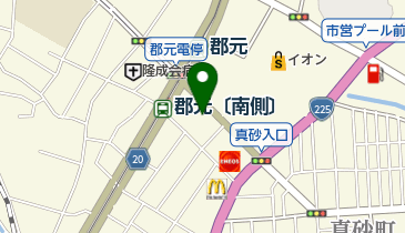 郡元薬局の地図画像