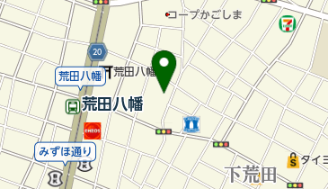 かりやクリーニングの地図画像