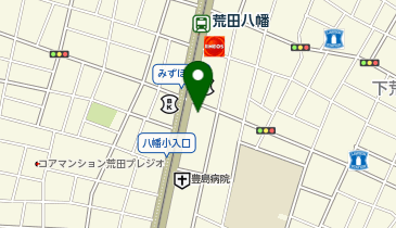 地球畑 荒田店の地図画像
