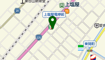 ピースリーガーデンの地図画像