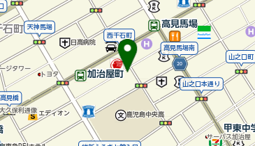 鹿児島黒板株式会社の地図画像