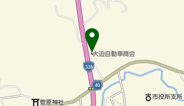 有限会社大迫自動車商会の地図画像