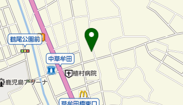 西本願寺鹿児島別院 草牟田出張所の地図画像