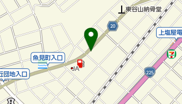 有限会社田中写真館の地図画像