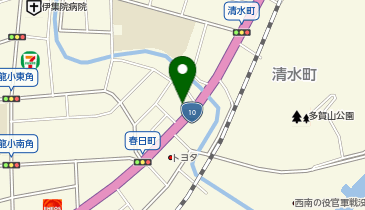 西迫精肉店の地図画像