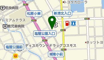 南日本新聞販売所 南日本新聞販売株式会社 城南営業所の地図画像