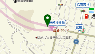 建部神社の地図画像