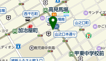 杏林製薬株式会社鹿児島営業所の地図画像