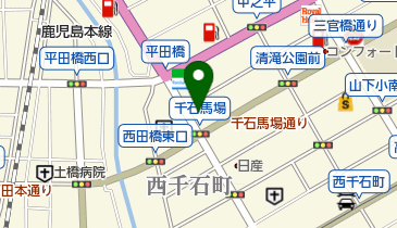 千石馬場接骨院の地図画像