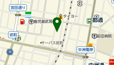 鹿児島永久脱毛研究所の地図画像