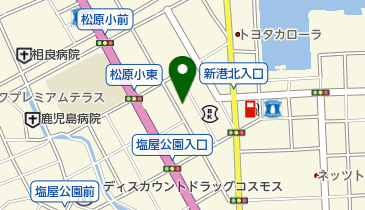 有限会社溝口陳列ケース」(鹿児島市-社会関連-〒892-0834)の地図