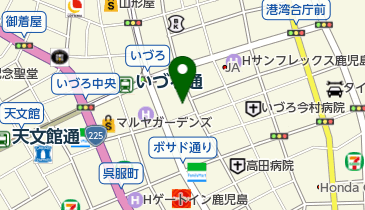 栗原工業株式会社鹿児島営業所の地図画像