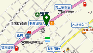 田中忠商会の地図画像