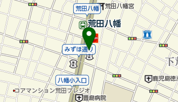 動物病院おがたの地図画像