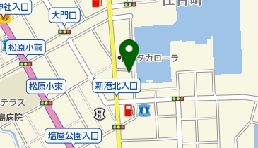 後藤石油の地図画像