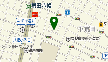 波津子美容室の地図画像