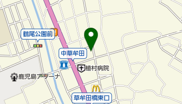 ダン美容室 草牟田店の地図画像