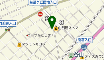 美容室ベーネベーネの地図画像