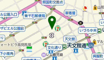 ビューティゆみの地図画像