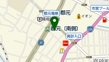 高山内科医院の地図画像