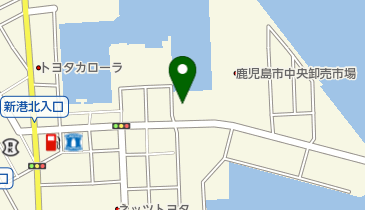 株式会社羽根鹿児島市魚類市場詰所の地図画像