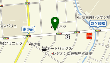 鹿児島ペットの地図画像