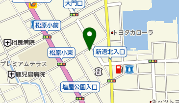 浜之上商店の地図画像