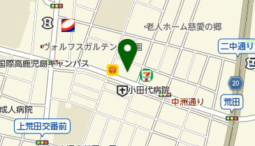 ほっかほっか亭鹿児島地区本部の地図画像