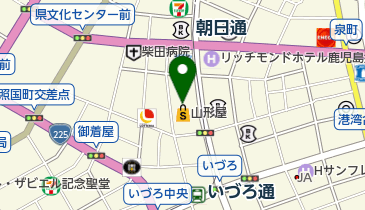 有限会社やまひで山形屋店の地図画像