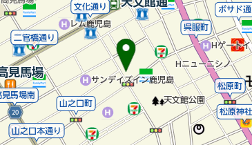 内田商店天文館店の地図画像