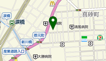 横山加工所の地図画像