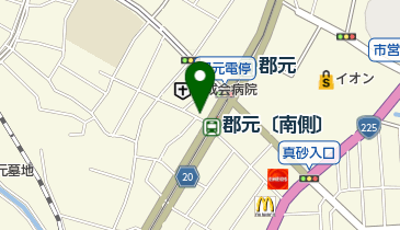 フラワー薬局の地図画像