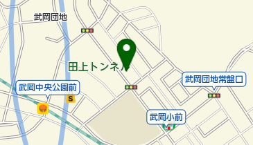 うき理容室の地図画像