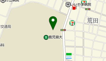 鹿児島大学郡元地区理容室の地図画像