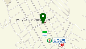 うえの理容の地図画像