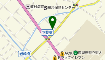 ハタシマ理容 伊敷店の地図画像