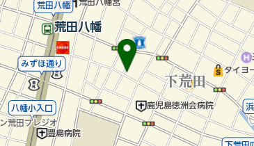 ひがし理容室の地図画像