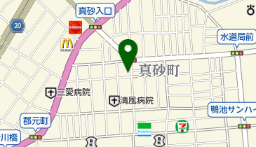 ヘアーサロンヒラセの地図画像